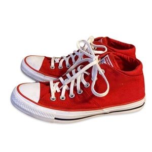 Converse Chuck Taylor Red All Star Ladies Size 8.5